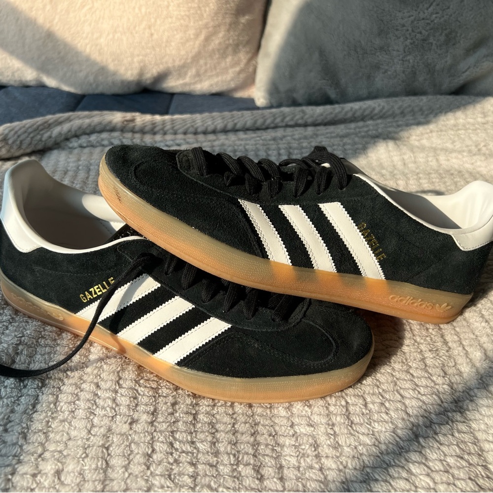 Adidas Gazelle Black and White Sneakers